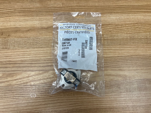 Whirlpool Dryer - Cycling Thermostat (3387134) (stock)